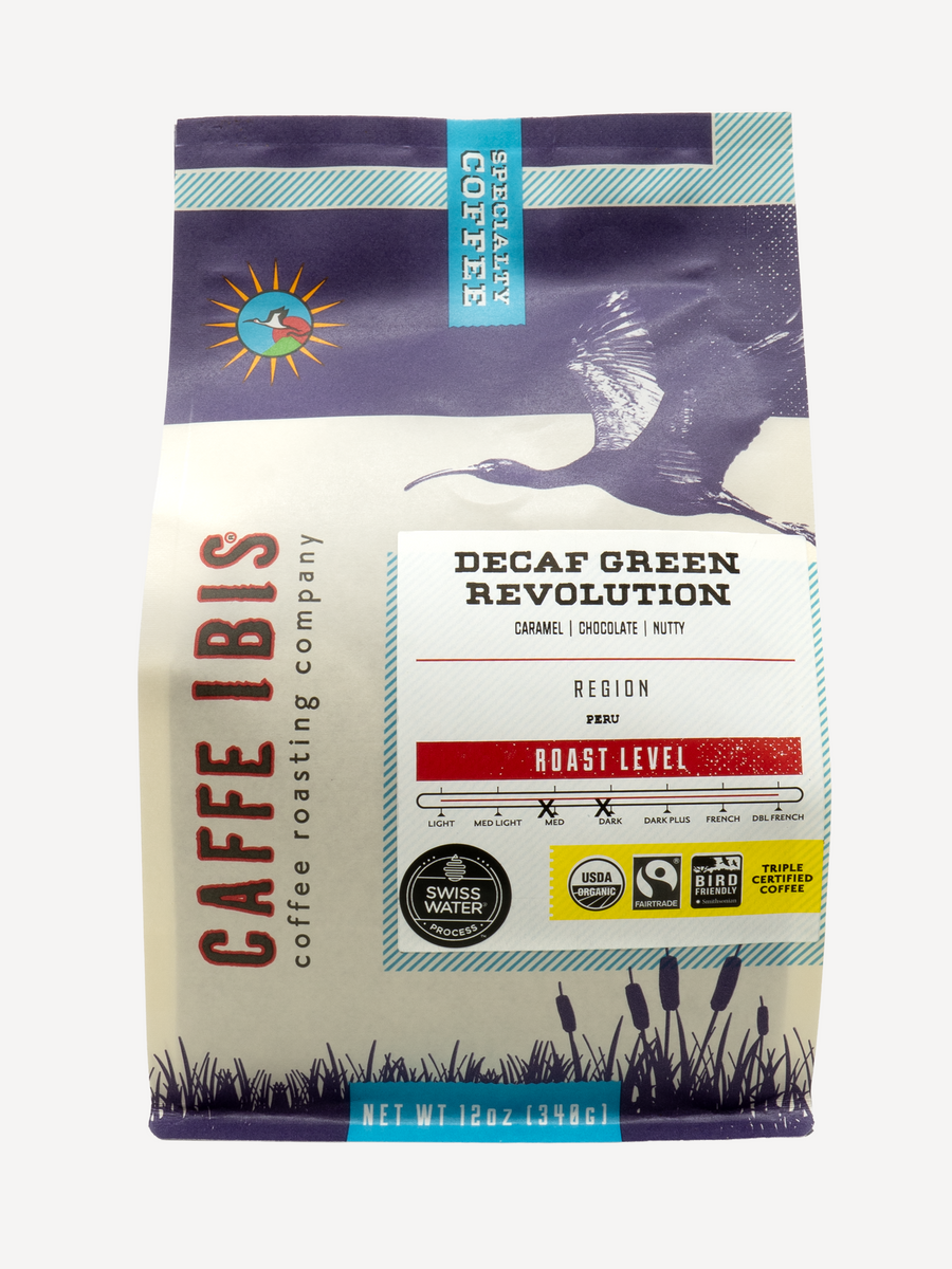 Decaf Organic Green Revolution – Caffe Ibis Coffee Roasters