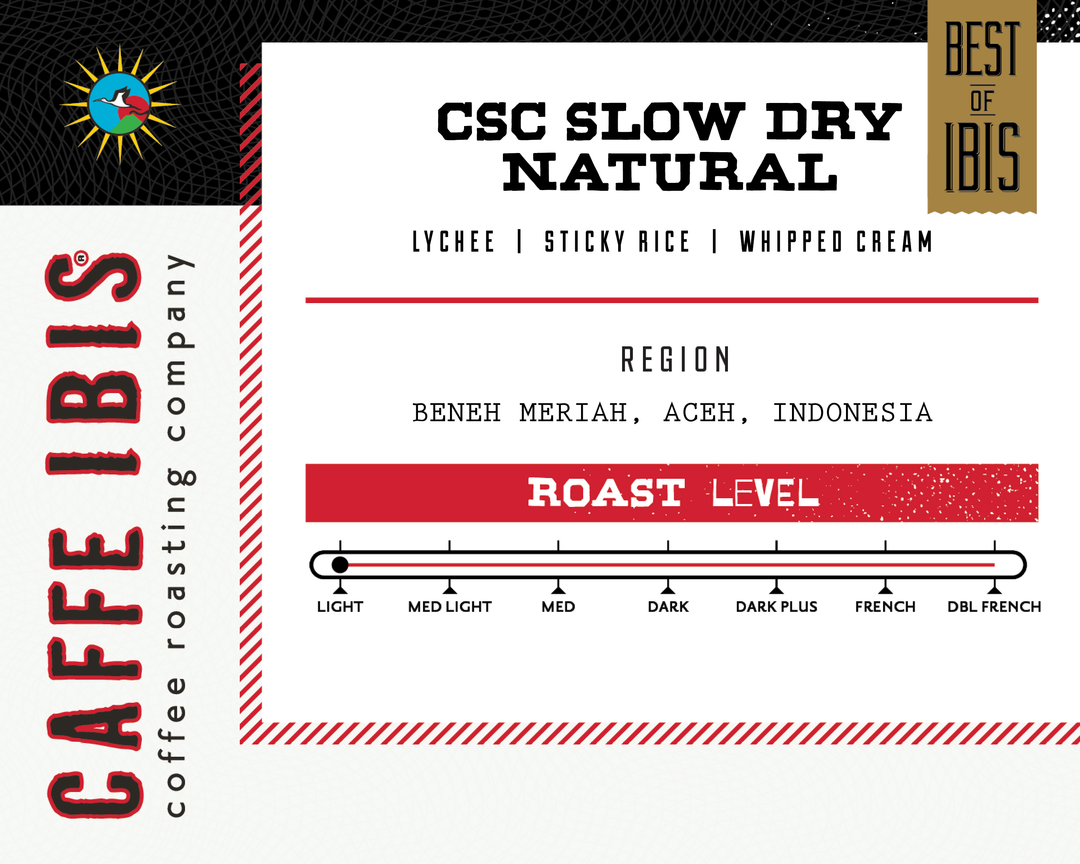 Central Sumatera Coffee (CSC) Slow Dry Natural