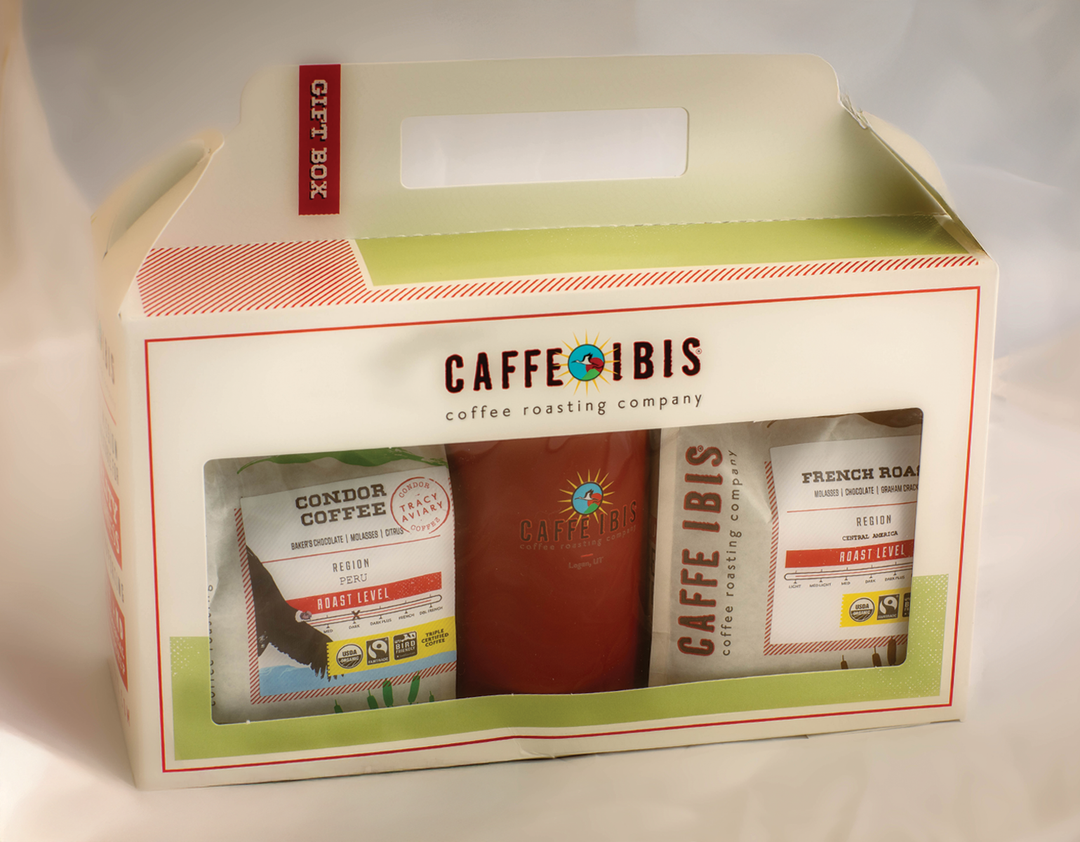 Caffe Ibis Gift Box: Triple-Certified Dark Roasts