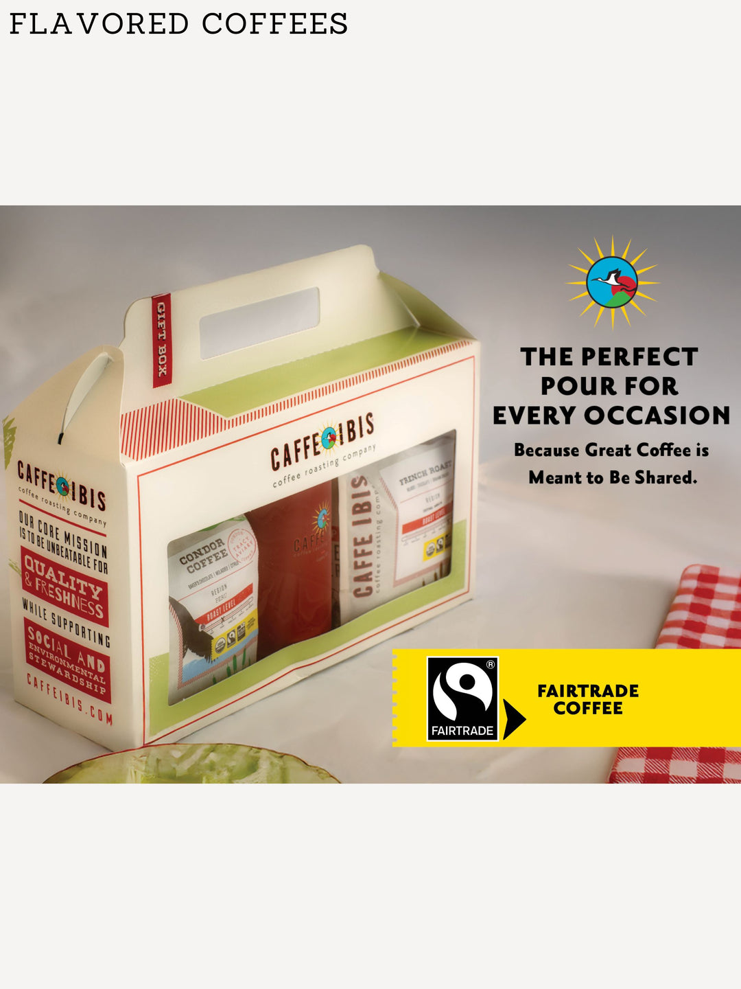 Caffe Ibis Gift Box: Flavored Coffees!