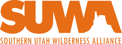 Logo and text: SUWA Southern Utah Wilderness Alliance